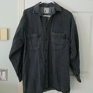 Long sleeved denim shirt